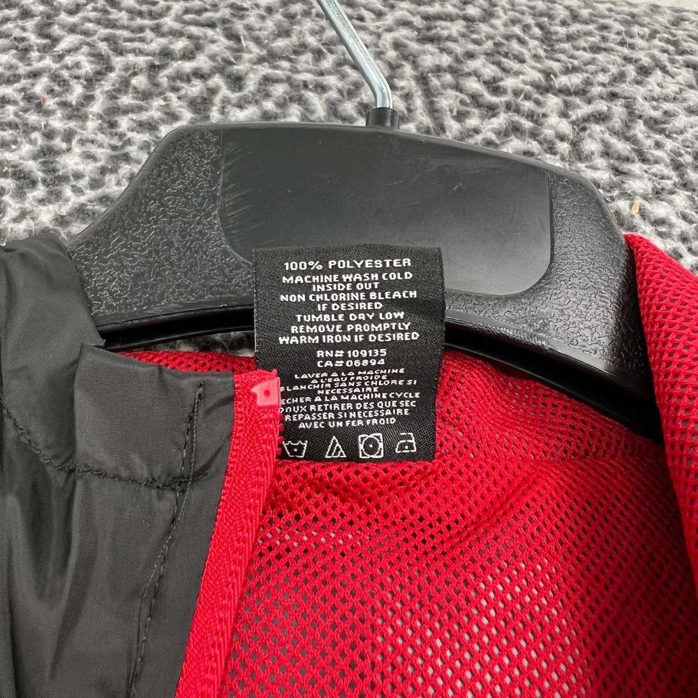 Chicago Bulls Windbreaker Jacket Men‎ Small NBA 1/4 Zip Long Sleeve New S - Picture 6 of 7